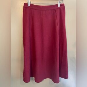 Gap maroon long skirt size 10 tall